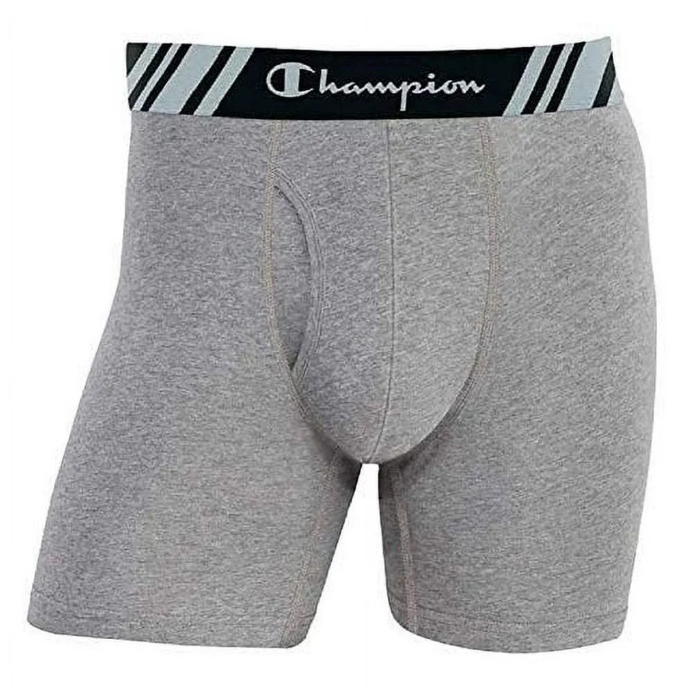 Champion Heather Gray Boxer Briefs